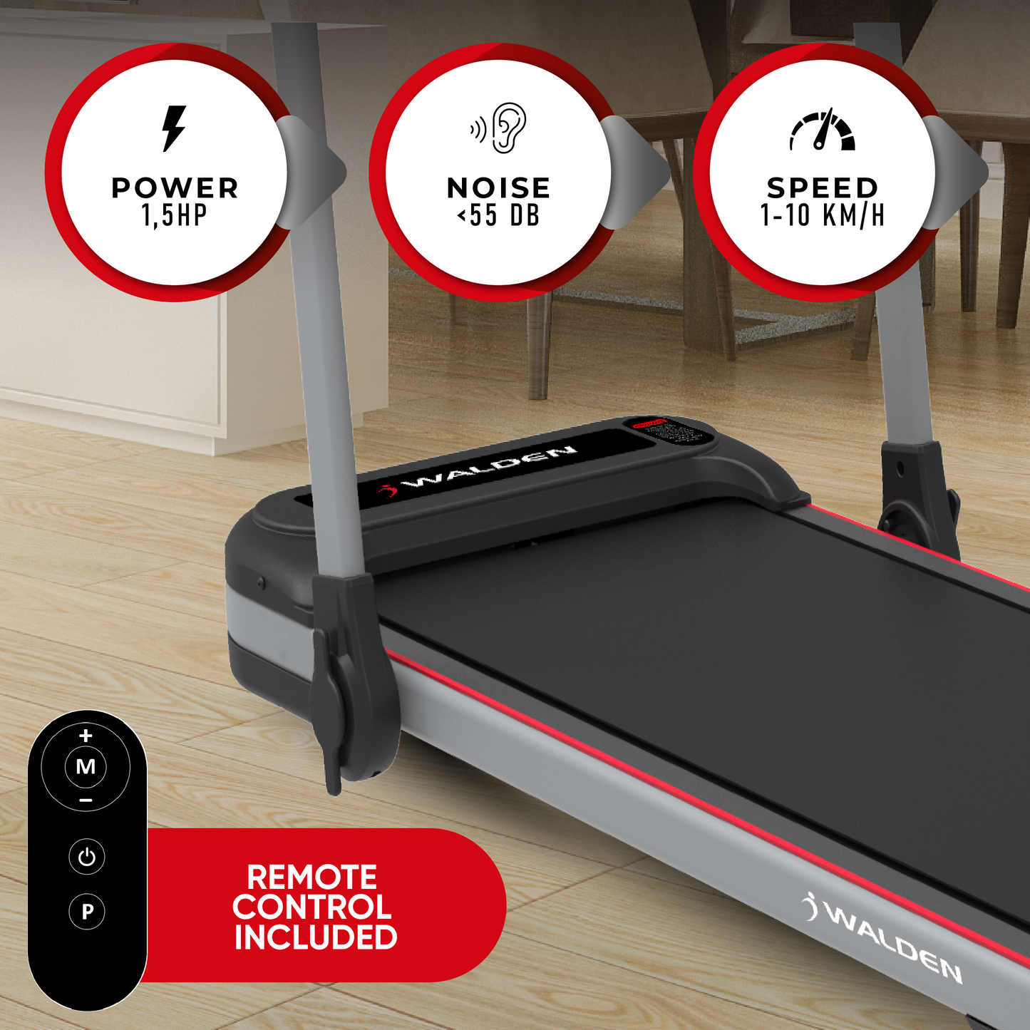 Wakingpad Treadmill 2in1 Walden F2600