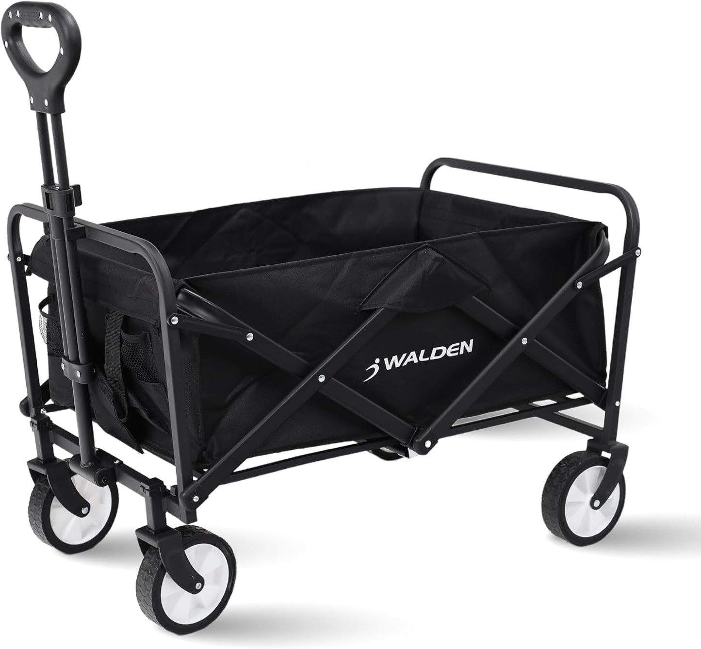 Festival Trolley on Wheels Folding - Foldable Camping Cart Garden Wagon Compact Camping Trolley Cart for Garden, Beach, Fishing