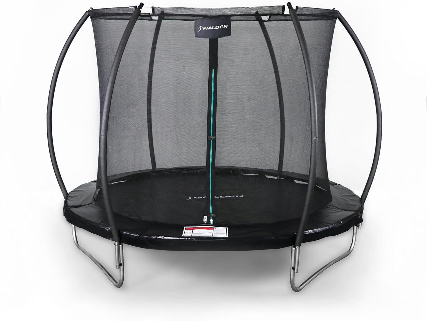 Outdoor Trampoline, Garden Trampoline Certified Trampoline with Safety Fence and Padded Poles for Children, Indoor Outdoor Fitness.